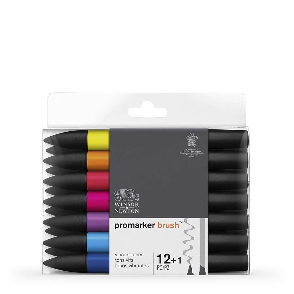 Winsor and Newton 12 Pack Brush Marker Set